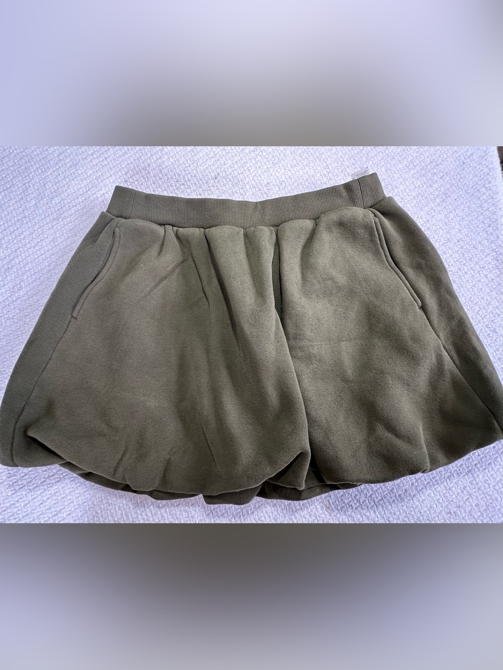 NWT Olive Bubble Skort | Size M